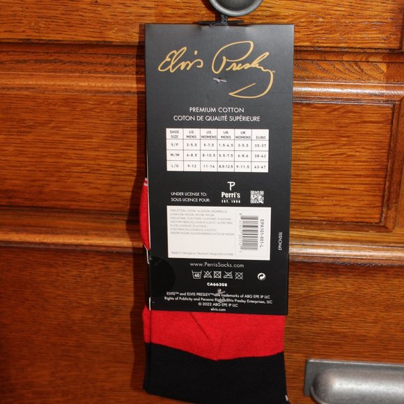 🍁5/$25🎃 Elvis Socks Size 9-12 Mens  Dress Crew Style - Picture 2 of 2